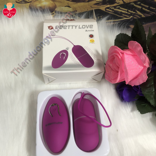 TRỨNG RUNG PRETTYLOVE ARVIN KHÔNG DÂY 12 CHẾ ĐỘ SIÊU KÍCH THÍCH Rung Cực Mạnh 
